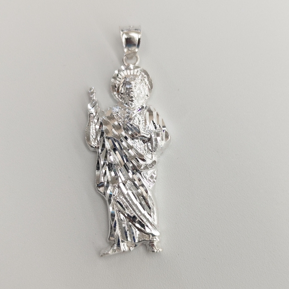 925 Sterling Silver Saint Jude Pendant